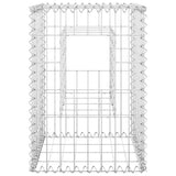 NNEVL Gabion Basket Posts 2 pcs 40x40x60 cm Iron