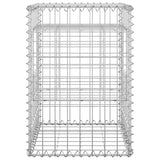 NNEVL Gabion Basket Posts 2 pcs 40x40x60 cm Iron