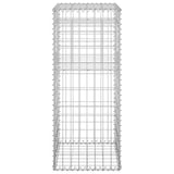 NNEVL Gabion Basket Post 40x40x100 cm Iron