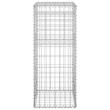 NNEVL Gabion Basket Posts 2 pcs 40x40x100 cm Iron