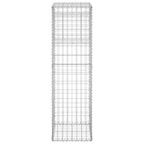NNEVL Gabion Basket Post 40x40x140 cm Iron