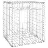 NNEVL Gabion Basket Posts 2 pcs 50x50x60 cm Iron