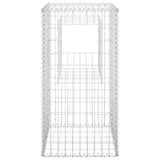 NNEVL Gabion Basket Post 50x50x100 cm Iron