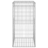 NNEVL Gabion Basket Post 50x50x100 cm Iron