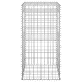 NNEVL Gabion Basket Posts 2 pcs 50x50x100 cm Iron