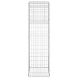NNEVL Gabion Basket Post 50x50x180 cm Iron