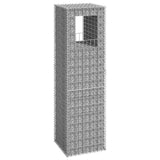 NNEVL Gabion Basket Post 50x50x180 cm Iron