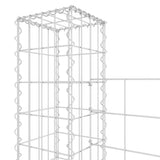 NNEVL U-shape Gabion Basket with 6 Posts Iron 620x20x150 cm