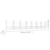NNEVL U-shape Gabion Basket with 8 Posts Iron 860x20x150 cm