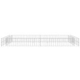 NNEVL Gabion Raised Bed Galvanised Steel 200x100x20 cm