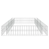 NNEVL Gabion Raised Bed Galvanised Steel 200x100x20 cm