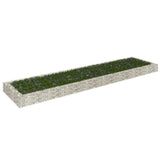 NNEVL Gabion Raised Bed Galvanised Steel 400x100x20 cm