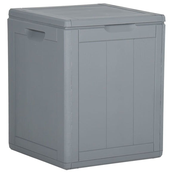 NNEVL Garden Storage Box 90L Grey PP Rattan