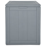 NNEVL Garden Storage Box 90L Grey PP Rattan