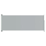 NNEVL Patio Retractable Side Awning 117x300 cm Grey