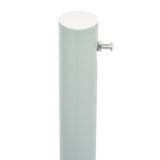 NNEVL Patio Retractable Side Awning 117x300 cm Grey