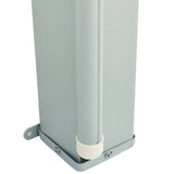 NNEVL Patio Retractable Side Awning 117x300 cm Grey