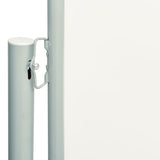 NNEVL Patio Retractable Side Awning 117x600 cm Cream
