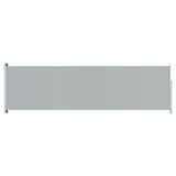 NNEVL Patio Retractable Side Awning 180x600 cm Grey