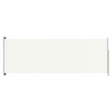 NNEVL Patio Retractable Side Awning 220x600 cm Cream