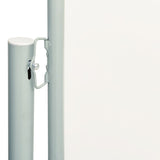 NNEVL Patio Retractable Side Awning 220x600 cm Cream