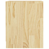 NNEVL Bedside Cabinet 35.5x33.5x41.5 cm Solid Pinewood