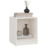 NNEVL Bedside Cabinets 2 pcs White 35.5x33.5x41.5 cm Solid Pinewood