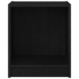 NNEVL Bedside Cabinets 2 pcs Black 35.5x33.5x41.5 cm Solid Pinewood