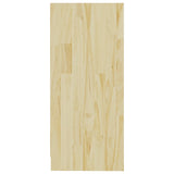 NNEVL Side Cabinet 35.5x33.5x76 cm Solid Pinewood