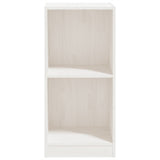 NNEVL Side Cabinet White 35.5x33.5x76 cm Solid Pinewood