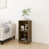 NNEVL Side Cabinet Honey Brown 35.5x33.5x76 cm Solid Pinewood
