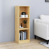 NNEVL Book Cabinet/Room Divider 36x33x110 cm Solid Pinewood