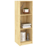 NNEVL Book Cabinet/Room Divider 36x33x110 cm Solid Pinewood
