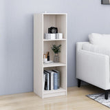 NNEVL Book Cabinet/Room Divider White 36x33x110 cm Solid Pinewood
