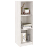 NNEVL Book Cabinet/Room Divider White 36x33x110 cm Solid Pinewood