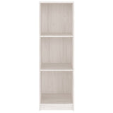 NNEVL Book Cabinet/Room Divider White 36x33x110 cm Solid Pinewood
