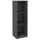 NNEVL Book Cabinet/Room Divider Grey 36x33x110 cm Solid Pinewood