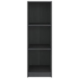 NNEVL Book Cabinet/Room Divider Grey 36x33x110 cm Solid Pinewood