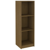 NNEVL Book Cabinet/Room Divider Honey Brown Solid Pinewood