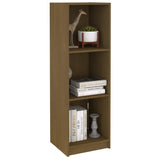 NNEVL Book Cabinet/Room Divider Honey Brown Solid Pinewood