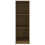 NNEVL Book Cabinet/Room Divider Honey Brown Solid Pinewood