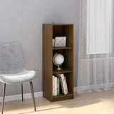 NNEVL Book Cabinet/Room Divider Honey Brown Solid Pinewood