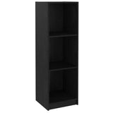 NNEVL Book Cabinet/Room Divider Black 36x33x110 cm Solid Pinewood