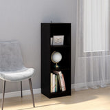 NNEVL Book Cabinet/Room Divider Black 36x33x110 cm Solid Pinewood