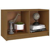 NNEVL TV Cabinet Honey Brown 70x33x42 cm Solid Pinewood