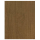 NNEVL TV Cabinet Honey Brown 70x33x42 cm Solid Pinewood