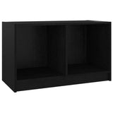 NNEVL TV Cabinet Black 70x33x42 cm Solid Pinewood