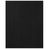 NNEVL TV Cabinet Black 70x33x42 cm Solid Pinewood