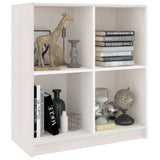 NNEVL Sideboard White 70x33x76 cm Solid Pinewood