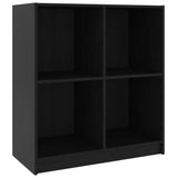NNEVL Sideboard Black 70x33x76 cm Solid Pinewood
